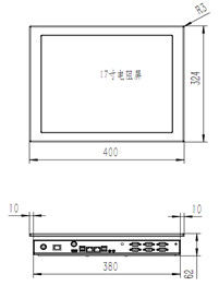 100017 インチ インダストリアルタッチパネル PC パソコン Windows 10 I7 8550U CPU