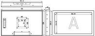 IP65 17.3 インチ産業タッチスクリーンモニター / 産業タッチスクリーンディスプレイ