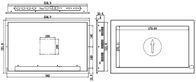 21.5インチ 工業タッチパネル PC IP65 防水 組み込み PC タッチスクリーン