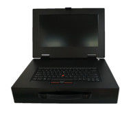 扇風機のない工業用頑丈ノートPC 防塵 ポータブル 15.6 &quot; 双ギガビットイーサネットポート,双ディスプレイポート,複数のUS
