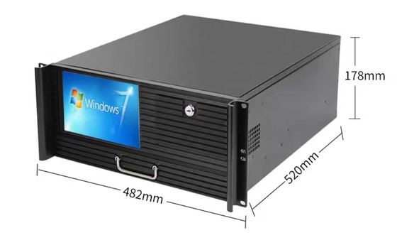 4U ラックマウント 産業用コンピュータ 19 インチ サポート Windows / Linux システム