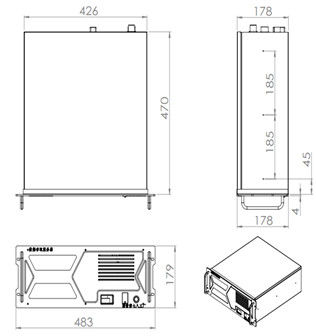 インテル B560 頑丈な産業用ラックマウントPC 20kgのMSATAストレージ