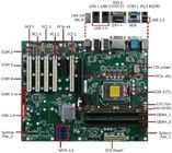インテル PCH H310 チップ インダストリアル ATX マザーボード 2 LAN 6 COM 10 USB 7 スロット 5 PCI